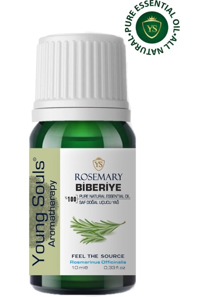 Aromatherapy Rosemary Essential Oil Biberiye Uçucu Yağ 10 ml