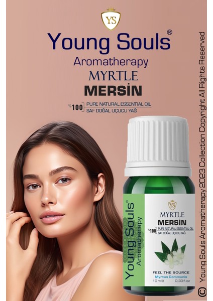 Aromatherapy Myrtle Essential Oil Mersin Uçucu Yağ 10 ml