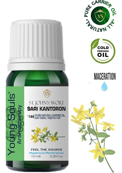 Aromatherapy St. john Wort Carrier Oil ( Maceration ) Sarı Kantaron Taşıyıcı Yağ ( Maserasyon ) 100 ml