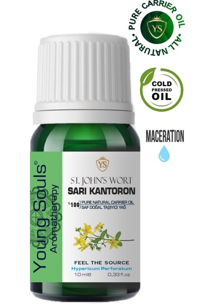 Aromatherapy St. john Wort Carrier Oil ( Maceration ) Sarı Kantaron Taşıyıcı Yağ ( Maserasyon ) 100 ml