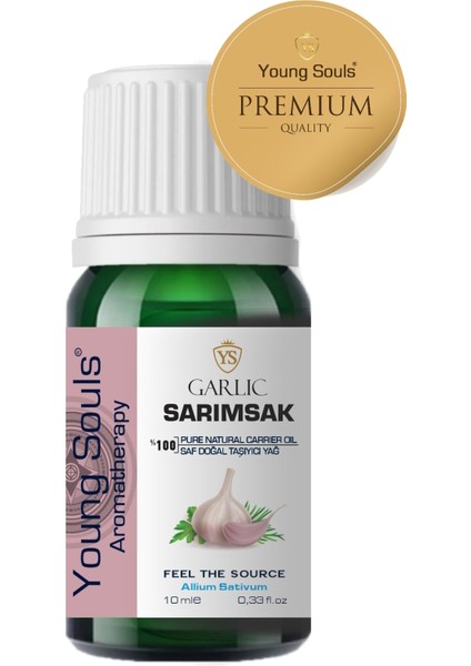 Aromatherapy Garlic Carrier Oil ( Maceration ) Sarımsak Bitkisel Taşıyıcı Yağ ( Maserasyon ) 10 ml