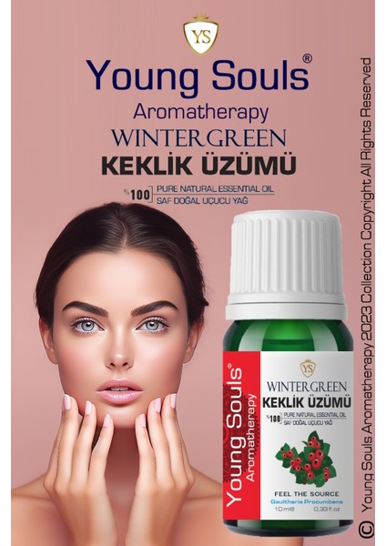Aromatherapy Wintergreen Essential Oil Keklik Üzümü Uçucu Yağ 10 ml fiyatları