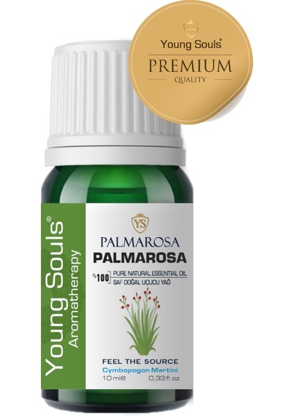 Aromatherapy Palmarosa Essential Oil Uçucu Yağ 10 ml