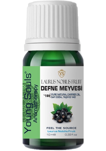 Aromatherapy Laruel Berry Carrier Oil Defne Meyvesi Bitkisel Taşıyıcı Yağ 10 ml