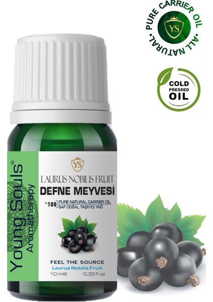 Aromatherapy Laruel Berry Carrier Oil Defne Meyvesi Bitkisel Taşıyıcı Yağ 10 ml