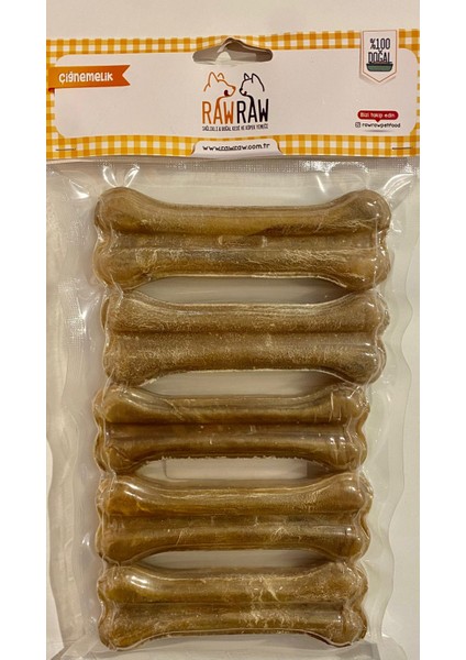 Naturel Kemik 75-80 gr 13 cm 5'li