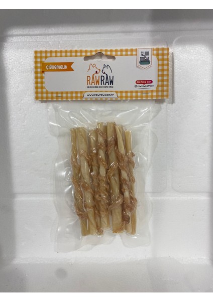 Tavuk Etli Beyaz Burgu Çubuk 50 gr