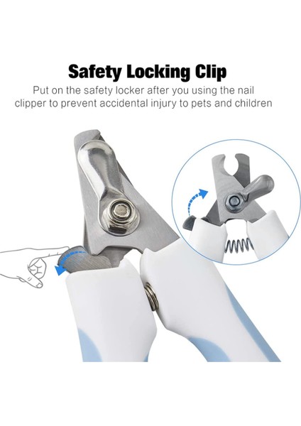 Mavi 14.5x5.5 cm Profesyonel Evcil Hayvan Tırnak Makası Çelik Köpek Kedi Tırnak Giyotin Emek Tasarrufu Sağlayan Tırnak Makası Kullanışlı Köpek Bakım Malzemeleri (Yurt Dışından) fırsatları