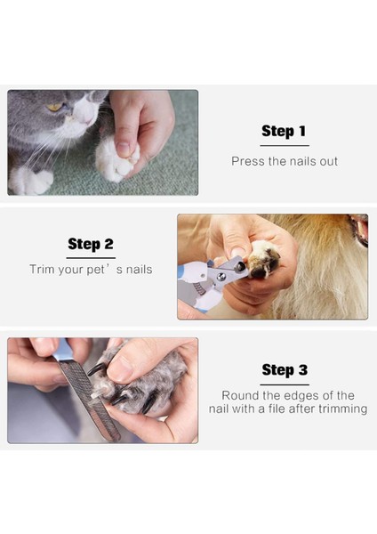 Mavi 14.5x5.5 cm Profesyonel Evcil Hayvan Tırnak Makası Çelik Köpek Kedi Tırnak Giyotin Emek Tasarrufu Sağlayan Tırnak Makası Kullanışlı Köpek Bakım Malzemeleri (Yurt Dışından) indirimleri