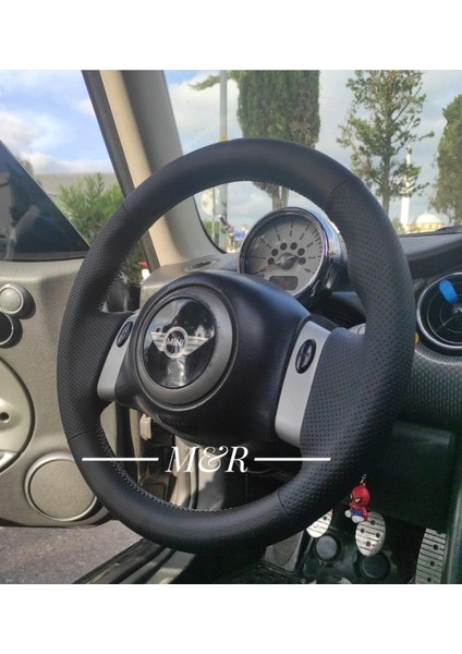Mini Cooper Araca Özel Orijinal Kaplama Deri Direksiyon Kılıfı