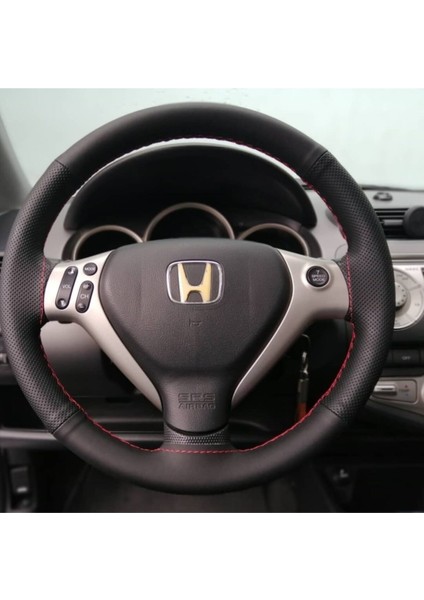 Honda Jazz Düz Noktalı Deri Direksiyon Kılıfı