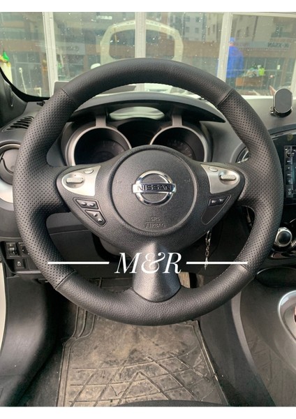 M&R Otokilif Aksesuar Nissan Juke Orijinal Kaplama Deri Direksiyon Kılıfı