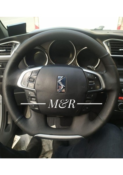 Citroen Ds Orijinal Çift Desen Spor Deri Direksiyon Kaplama