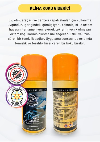 Klima Koku Giderici Temizleyici Koku Bombası fiyatları