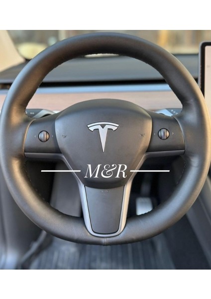 Tesla Orijinal Kaplama Deri Direksiyon Kılıfı