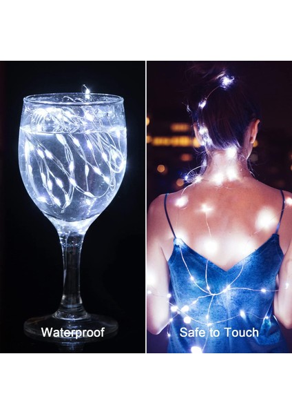 Paket Peri Işıkları Pille Çalışan Ateşböceği Işıkları LED Yıldızlı Dize Işıklar 3.3ft 10 Led, Su Geçirmez Gümüş Tel, Dıy Düğün Merkezinde Çalışmak, Parti, Noel Masa Deko (Yurt Dışından) fiyatları