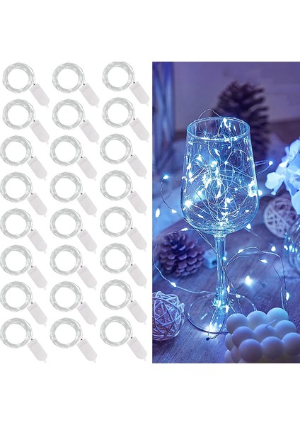 24 Paket Peri Işıkları Pille Çalışan (Dahil), 6.5ft 20 LED Mini Dize Işıklar, Dıy Düğün Noel Partisi Mason Kavanoz Dekor Için Su Geçirmez Gümüş Tel Ateşböceği Yıldızlı Iş (Yurt Dışından) indirimleri