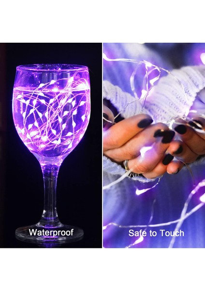 6 Paket Peri Işıkları Pille Çalışan Ateşböceği Işıkları LED Yıldızlı Dize Işıklar 3.3ft 10 Led'ler, Su Geçirmez Gümüş Tel, Dıy Düğün Merkezinde Çalışmak, Parti, Noel Masa (Yurt Dışından) fırsatları