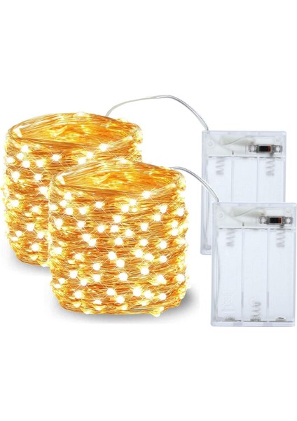 LED Dize Işıklar, Mini Pil Yıldızlı Peri Işıklar, Pille Çalışan / Yatak Odası Noel Partileri Düğün Dekorasyonu Için Bakır Tel Işıklar (Sıcak Beyaz), Pil Dahil Değildir (Yurt Dışından)