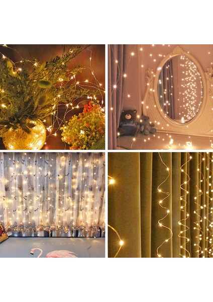 LED Dize Işıklar, Mini Pil Yıldızlı Peri Işıklar, Pille Çalışan / Yatak Odası Noel Partileri Düğün Dekorasyonu Için Bakır Tel Işıklar (Sıcak Beyaz), Pil Dahil Değildir (Yurt Dışından)