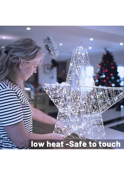 Paket LED Peri Işıkları Pille Çalışan Zamanlayıcı, 13FT 40LED Su Geçirmez Ateşböceği Işıkları Gümüş Tel Mini Pırıltı Dize Işıklar Düğün Noel Doğum Günü Partisi Mason Kava (Yurt Dışından) modelleri