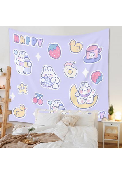 Bohem Goblen Estetik Sanat Ev Arka Plan Kumaş Süsleme Hediye Mandala Goblen Bebek Odası Süsleme Için (ZJ827-21, 51 x 59 Inç) (Yurt Dışından)