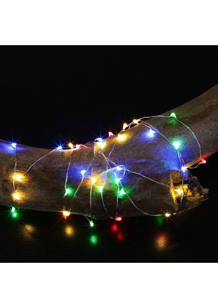 LED Peri Işıkları Pille Çalışan Dize Işıklar [20 Paket], 3,3 Ft 20 Mini LED Işıklar Pille Çalışan Renkli Peri Işıkları | Su Geçirmez Kapalı Gümüş Tel Işıklar Ateş Böceği (Yurt Dışından) modelleri