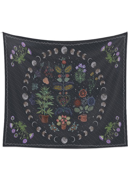 Sanat Ev Dekor Hediyeler Mandala Bohem Goblen Yatak Odası Dekorasyonu Için Uygun (01-2,39 x 59 Inç) (Yurt Dışından)