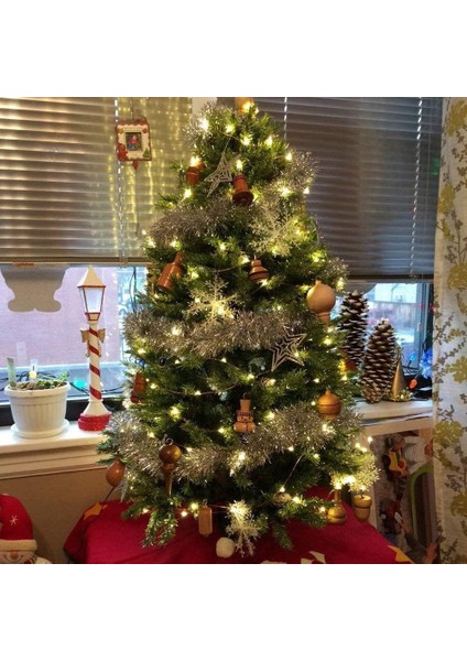 LED Peri Işıkları Su Geçirmez 16.4ft Dizili Işıklar Pille Çalışan Düğün, Ev, Bahçe, Parti, Noel Dekorasyonu (1 Adet, Sıcak Beyaz 1 Adet) (Yurt Dışından) modelleri