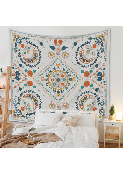Sanat Ev Dekor Hediyeler Mandala Bohem Goblen Yatak Odası Dekorasyonu Için UYGUN（929-1，71 x 91 Inç） (Yurt Dışından)