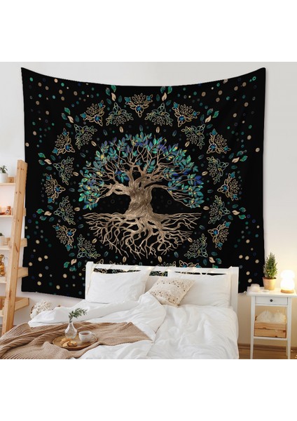 Mandala Bohem Goblen Yatak Odası Dekorasyonuna UYGUN（525-7，29 x 38 Inç） (Yurt Dışından)