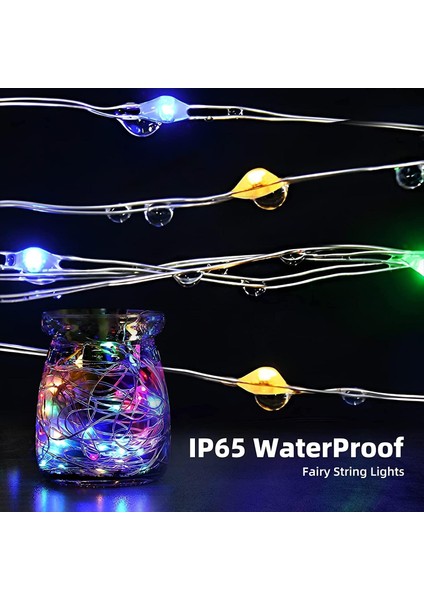 Paket LED Peri Işıkları Pille Çalışan Zamanlayıcı, 13FT 40LED Su Geçirmez Ateşböceği Işıkları Gümüş Tel Mini Pırıltı Dize Işıklar Düğün Noel Doğum Günü Partisi Mason Kava (Yurt Dışından) modelleri
