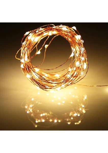 LED Peri Işıkları Pille Çalışan, 1 Paket Mini Pille Çalışan Bakır Tel Yıldızlı Peri Işıkları Yatak Odası, Noel, Partiler, Düğün, Merkez, Dekorasyon (5M/16FT Sıcak Beyaz) (Yurt Dışından) fırsatları