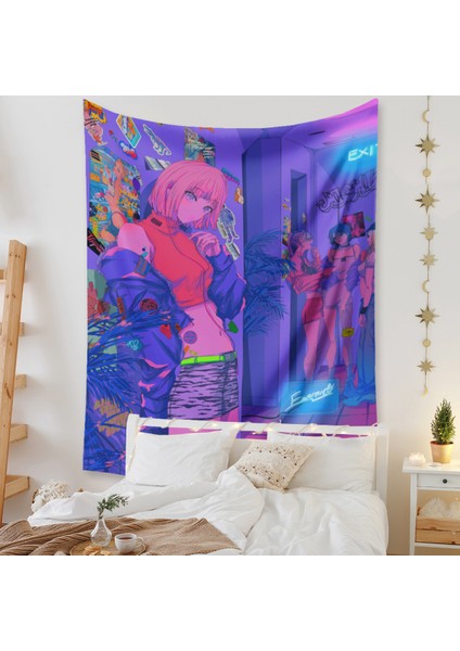 Anime Goblen Estetik Sanat Ev Arka Plan Kumaş Dekor Hediye Boho Goblen Oturma Odası Için Yatak Odası Dekoru (614-15, 59X79 Inç) (Yurt Dışından) fiyatları