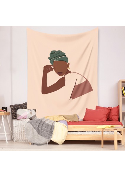 Bohem Goblen Estetik Sanat Ev Arka Plan Kumaş Süsleme Hediye Mandala Goblen Oturma Odası Yatak Odası Süsleme (Zjlc-09, 51 x 59 Inç) (Yurt Dışından) modelleri