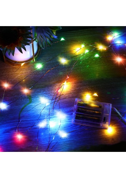 LED Peri Işıkları Pille Çalışan, 4 Paket Mini Pille Çalışan Bakır Tel Yıldızlı Peri Işıkları Yatak Odası, Noel, Partiler, Düğün, Merkez Parçası, Dekorasyon (5m / 16FT Çok (Yurt Dışından) modelleri