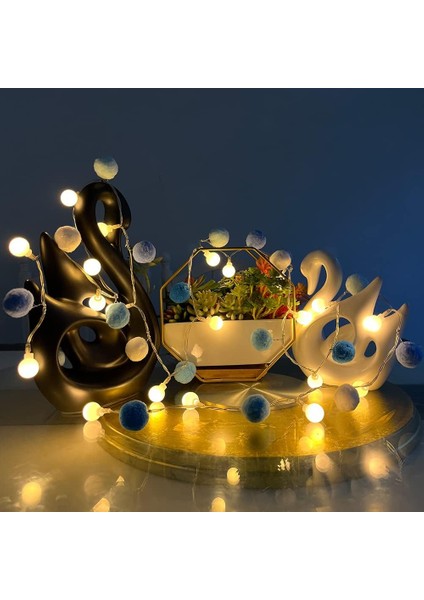 Iç Mekan Dize Işıkları 6.56 Feet Pom Poms Peri Işıkları 20 LED Pille Çalışan Dize Topu Işıkları Sıcak Beyaz Küre Işıkları Ev Yatak Odası Çocuk Tiyatrosu Holida Için Renkl (Yurt Dışından) modelleri