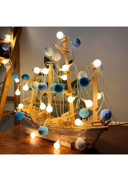 Iç Mekan Dize Işıkları 6.56 Feet Pom Poms Peri Işıkları 20 LED Pille Çalışan Dize Topu Işıkları Sıcak Beyaz Küre Işıkları Ev Yatak Odası Çocuk Tiyatrosu Holida Için Renkl (Yurt Dışından) fırsatları