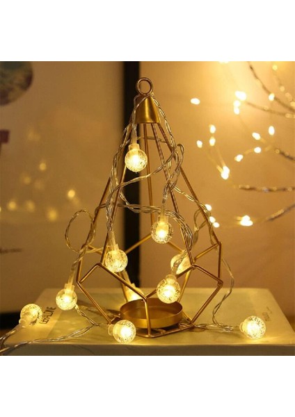 Takın Küre Dize Işıklar, 16FT / 10M 50 LED Sıcak Beyaz Dekoratif Peri Işıkları Parti Yıldönümü Doğum Günü Düğün Noel Iç Mekan Dış Mekan Dekorasyonu Için (Yurt Dışından)