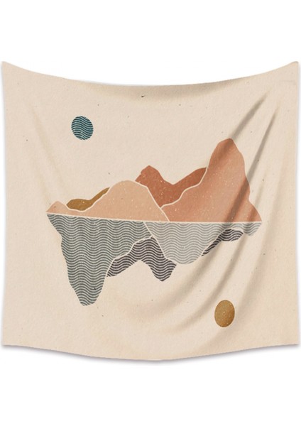 Goblen Estetik Sanat Ev Arka Plan Kumaş Dekor Hediye Mandala Bohemia Goblen Oturma Odası Yatak Odası Dekoru Için Uygun (25,29 x 38 Inçh) (Yurt Dışından)