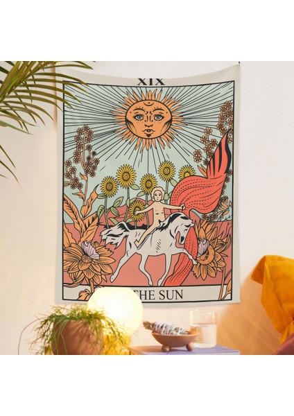 Bohem Goblen Estetik Sanat Ev Arka Plan Kumaş Süsleme Hediye Tarot Goblen Oturma Odası Yatak Odası Süsleme (QY414-3, 39 x 59 Inç) (Yurt Dışından) fiyatları