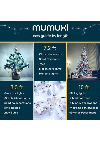 LED Peri Işıklar Pille Çalışan Dize Işıklar [20 Paket], 3,3 Ft 20 Mini LED Işıklar Pille Çalışan Beyaz Peri Işıklar | Suya Dayanıklı Kapalı Gümüş Tel Işıklar Ateş Böceği (Yurt Dışından) indirimleri