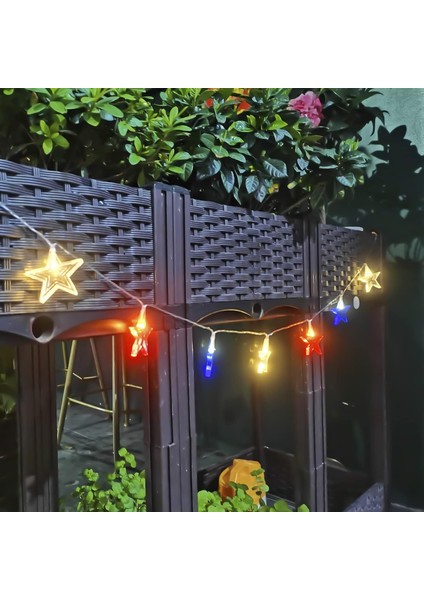Yıldız Dize Işık Dördüncü Temmuz Işıkları 10 Ft 20 LED Pil Kumandalı Kırmızı Beyaz Mavi Işıklar Bağımsızlık Günü Anma Günü Başkanlar Günü Işçi Bayramı Dekoru Için Vatanse (Yurt Dışından) fiyatları