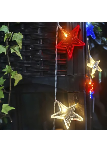Yıldız Dize Işık Dördüncü Temmuz Işıkları 10 Ft 20 LED Pil Kumandalı Kırmızı Beyaz Mavi Işıklar Bağımsızlık Günü Anma Günü Başkanlar Günü Işçi Bayramı Dekoru Için Vatanse (Yurt Dışından) modelleri