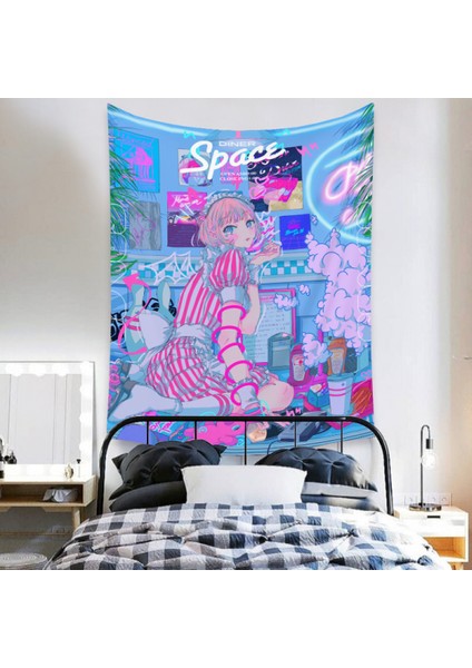 Anime Goblen Estetik Sanat Ev Arka Plan Kumaş Dekor Hediye Boho Goblen Oturma Odası Için Yatak Odası Dekoru (614-11, 39X59 Inç) (Yurt Dışından) fırsatları