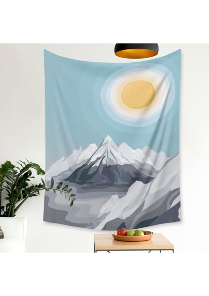 Dağlar Goblen Estetik Sanat Ev Arka Plan Kumaş Dekor Hediye Goblen Oturma Odası Yatak Odası Dekor Için (1, 39 x 59 Inç) (Yurt Dışından)