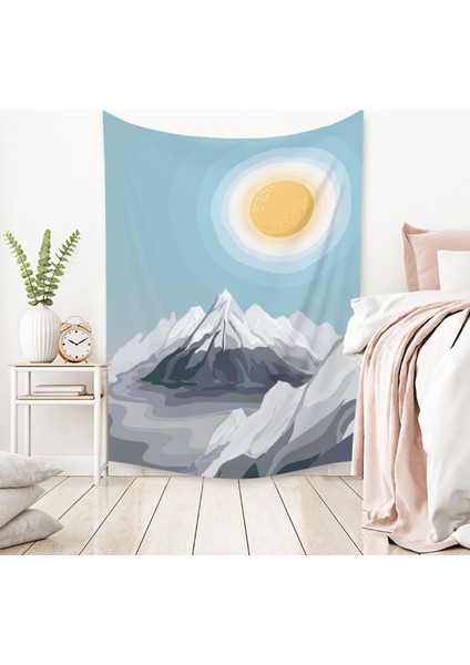 Dağlar Goblen Estetik Sanat Ev Arka Plan Kumaş Dekor Hediye Goblen Oturma Odası Yatak Odası Dekor Için (1, 39 x 59 Inç) (Yurt Dışından)