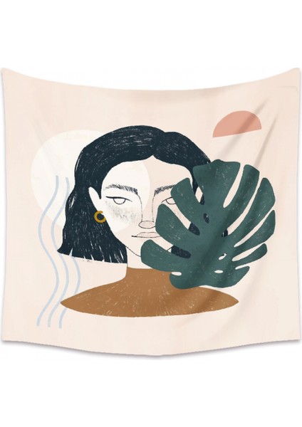 Edebi Tarz Duvar Halısı Yatak Odası Dekorasyonu Için Uygundur (215,71 x 91 Inç) (Yurt Dışından)