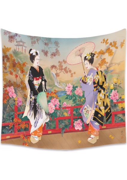 Goblen Estetik Sanat Ev Arka Plan Kumaş Dekor Hediye Japon Goblen Oturma Odası Yatak Odası Dekor Için (310020, 71 x 91 Inç) (Yurt Dışından)