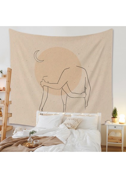 Goblen Estetik Sanat Ev Arka Plan Kumaş Dekor Hediye Mandala Bohemia Goblen Oturma Odası Yatak Odası Dekoru Için Uygun (12,39 x 59 Inçh) (Yurt Dışından)